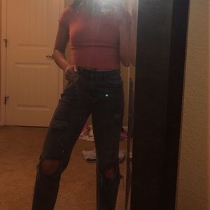 Black PacSun boyfriend jeans